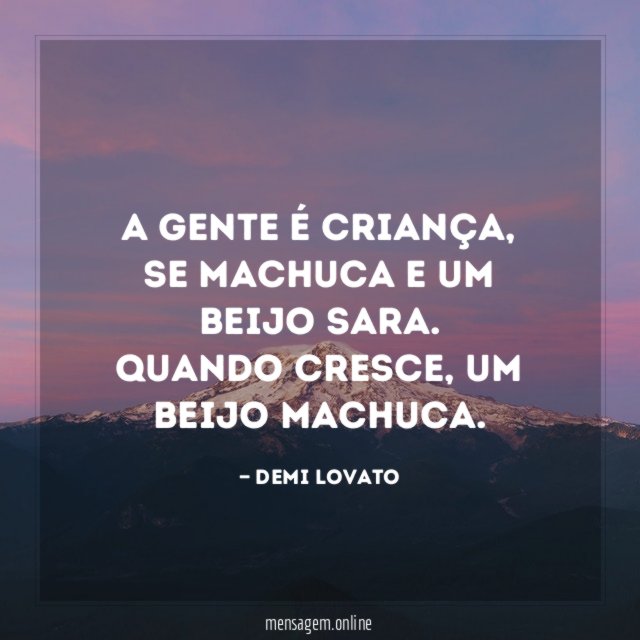 A gente é criança