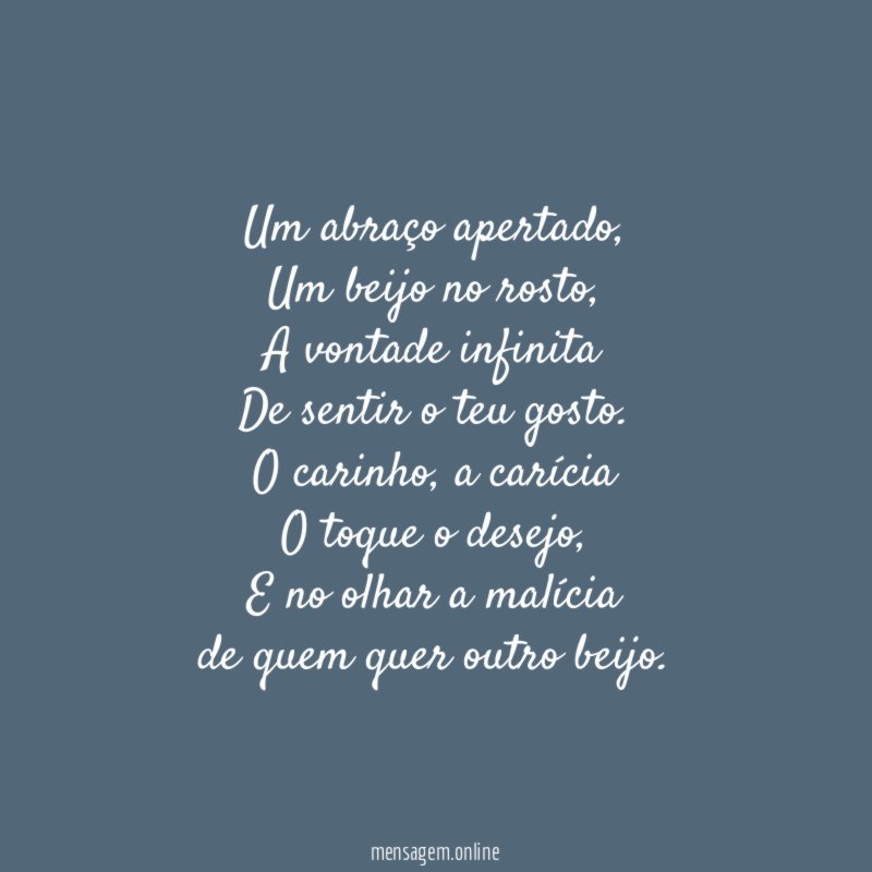 Um abraço apertado