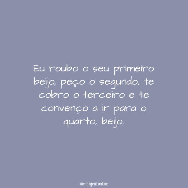 Eu roubo o seu primeiro beijo