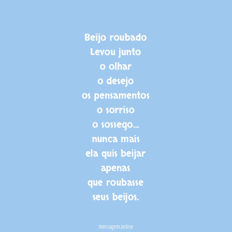Beijo roubado