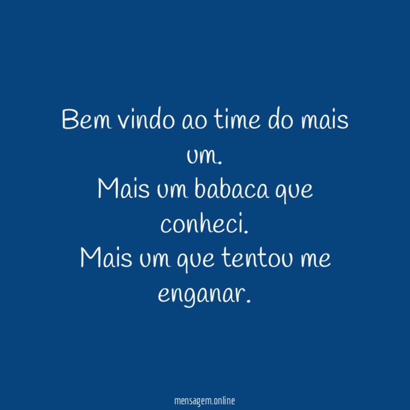 Bem vindo ao time do mais um