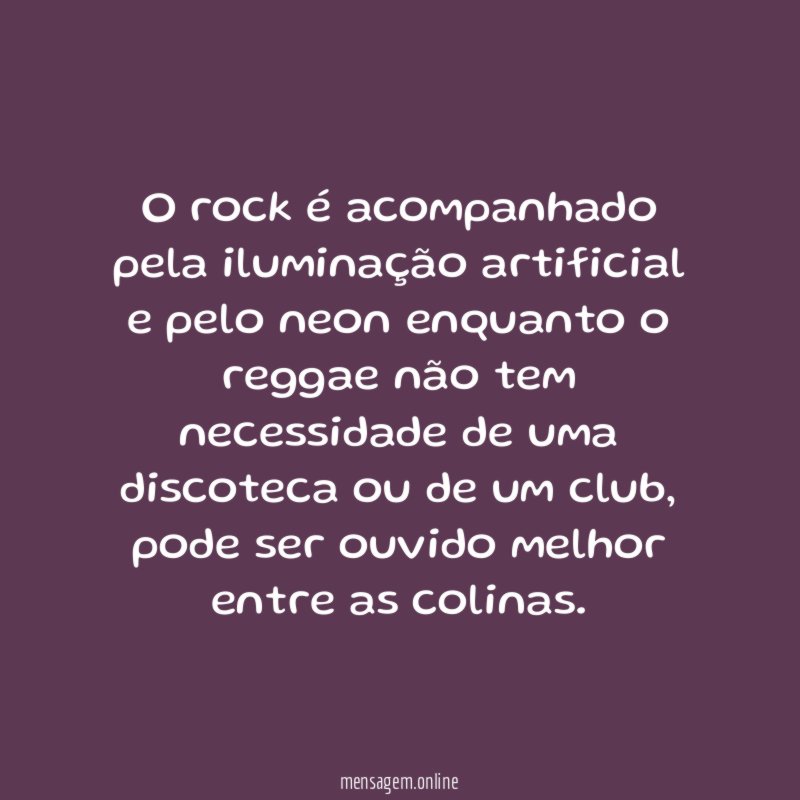 O rock é acompanhado pela iluminação artificial