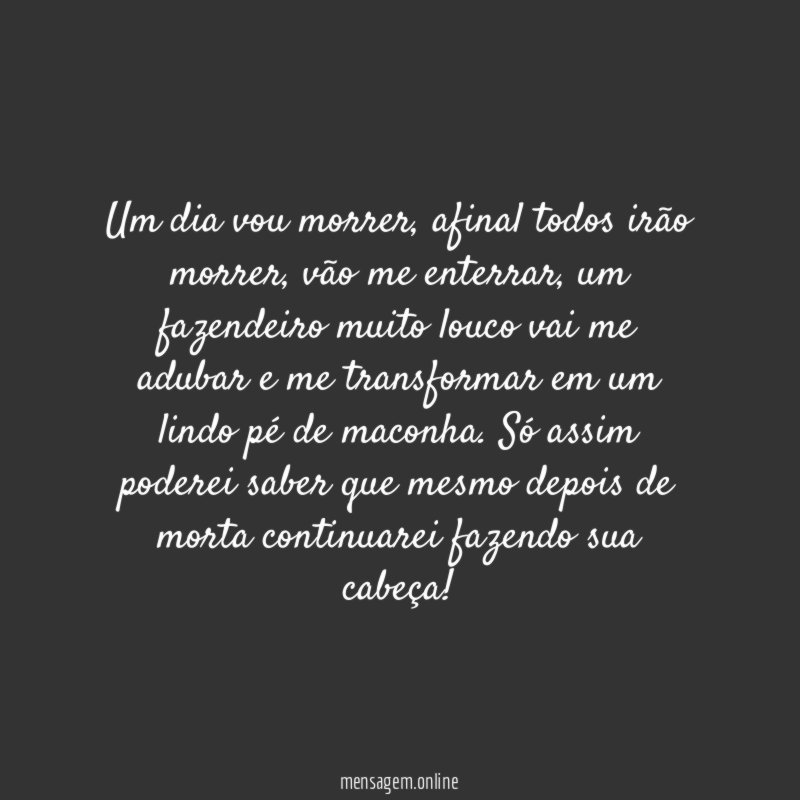 Um dia vou morrer