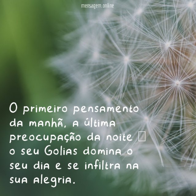 O primeiro pensamento da manhã