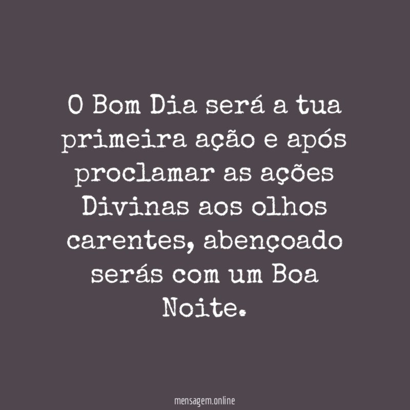 O Bom Dia será a tua primeira ação