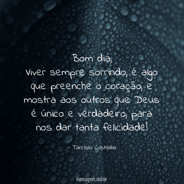 Bom dia