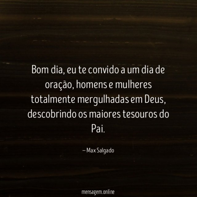 Bom dia