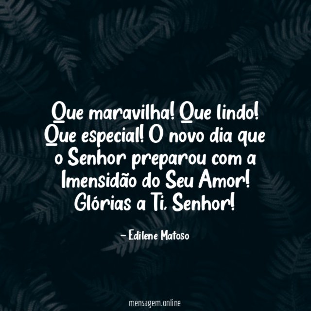 Que maravilha