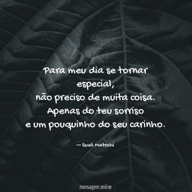 Para meu dia se tornar especial