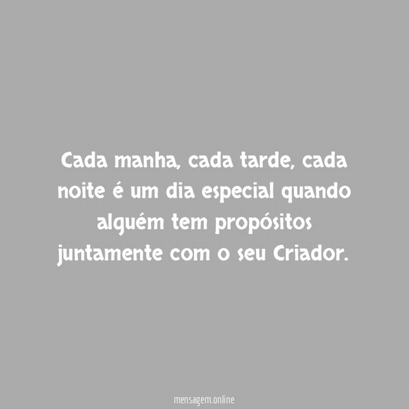 Cada manha