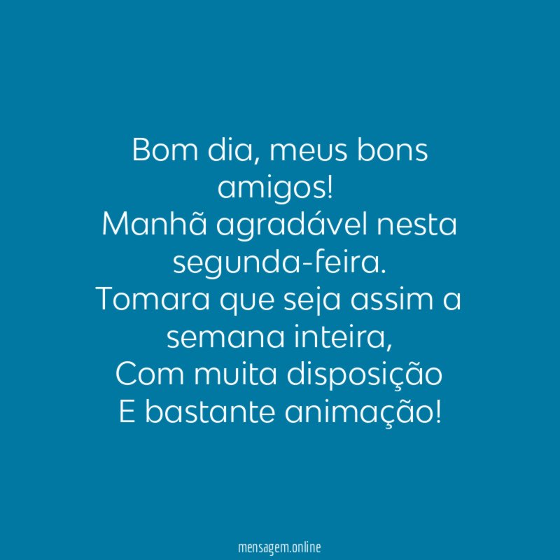 Bom dia