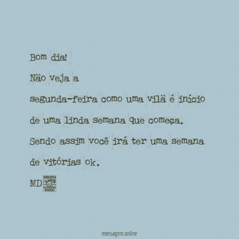 Bom dia
