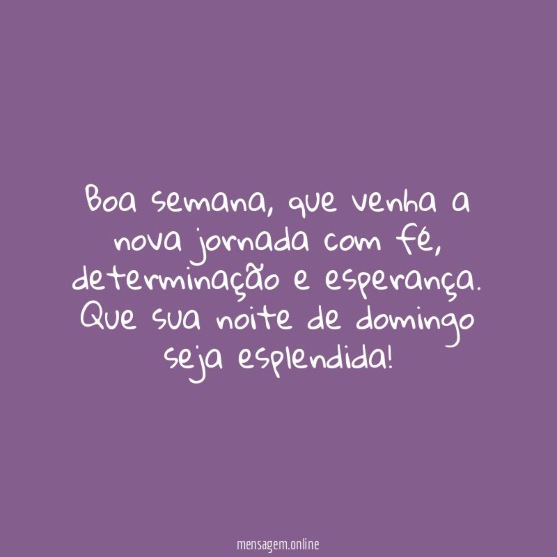 Boa semana