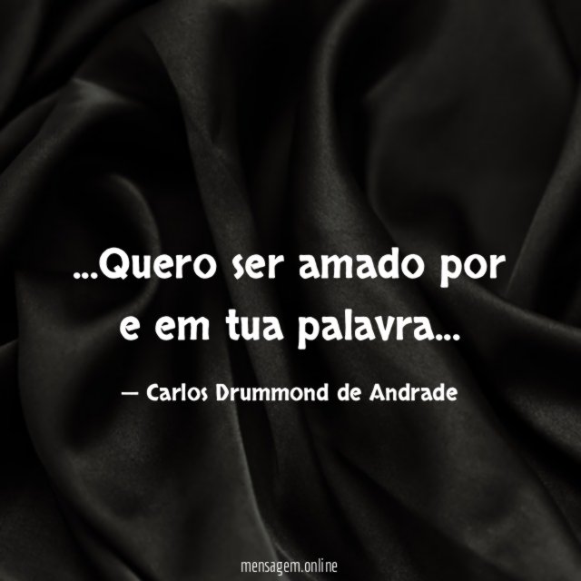 Quero ser amado por e em tua palavra