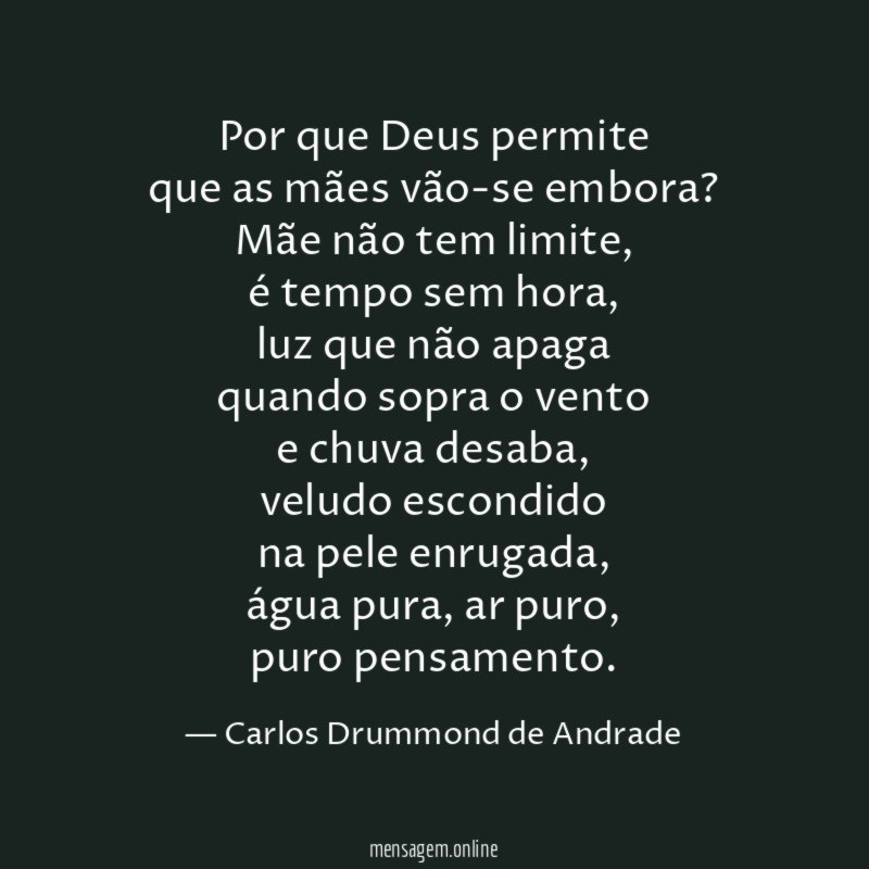 Por que Deus permite que as mães vão-se embora