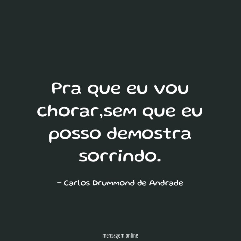 Pra que eu vou chorar
