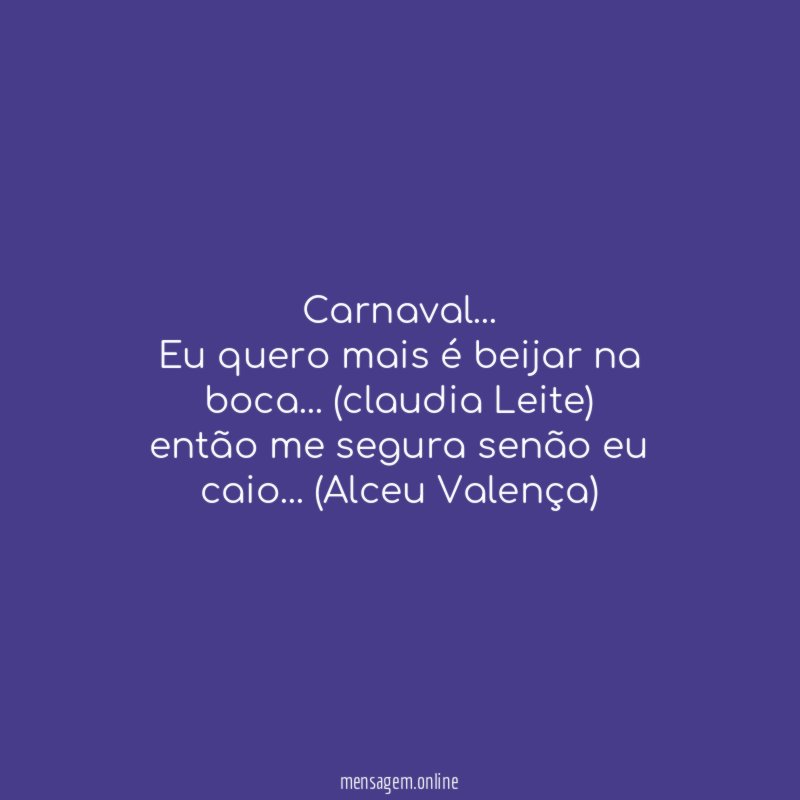 Carnaval…