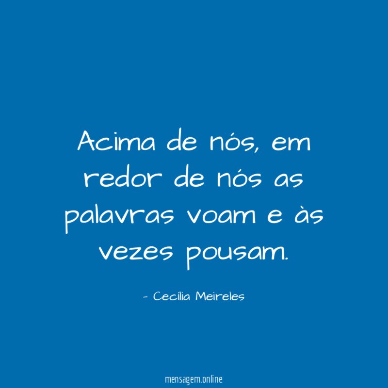 Acima de nós