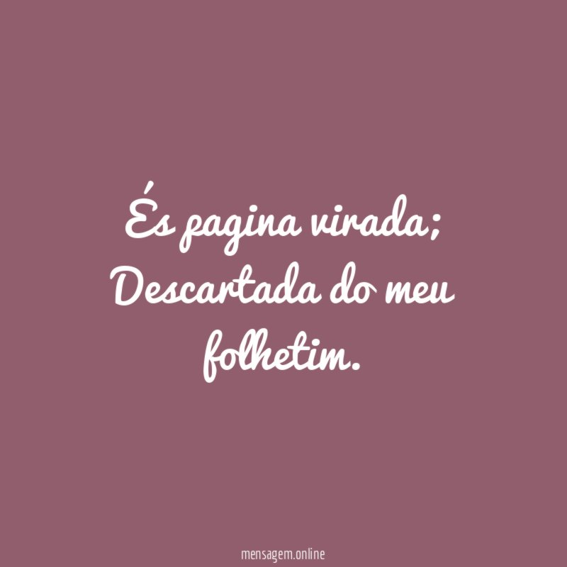 És pagina virada