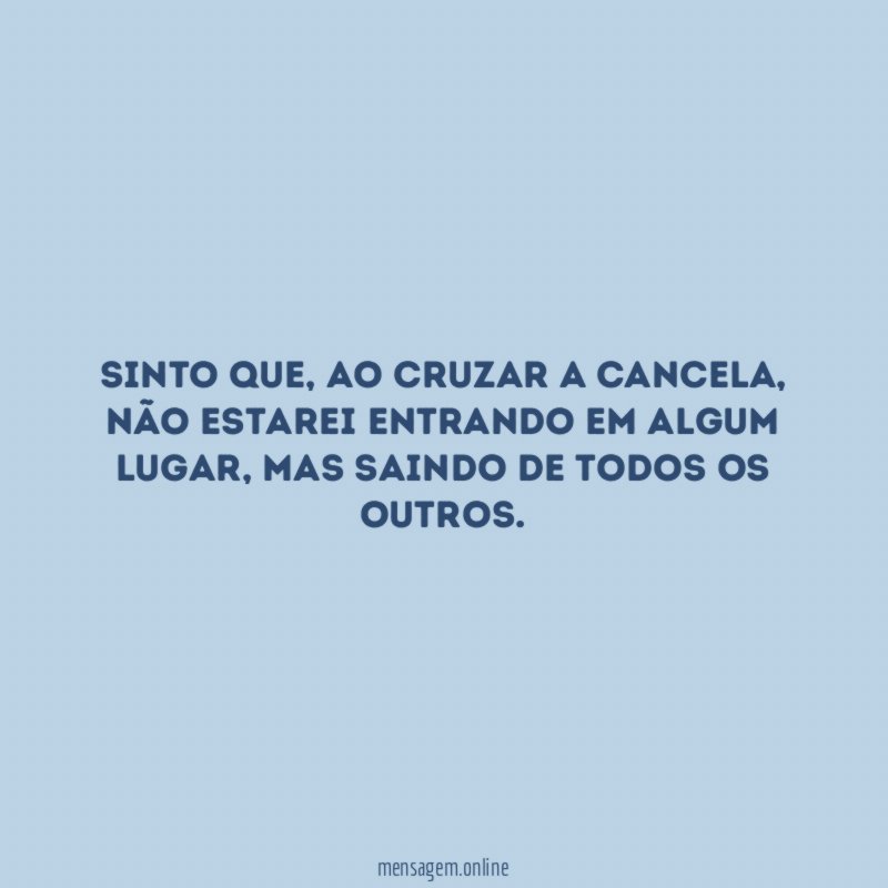 Sinto que