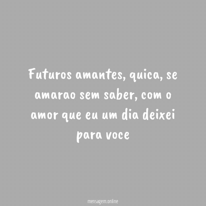 Futuros amantes