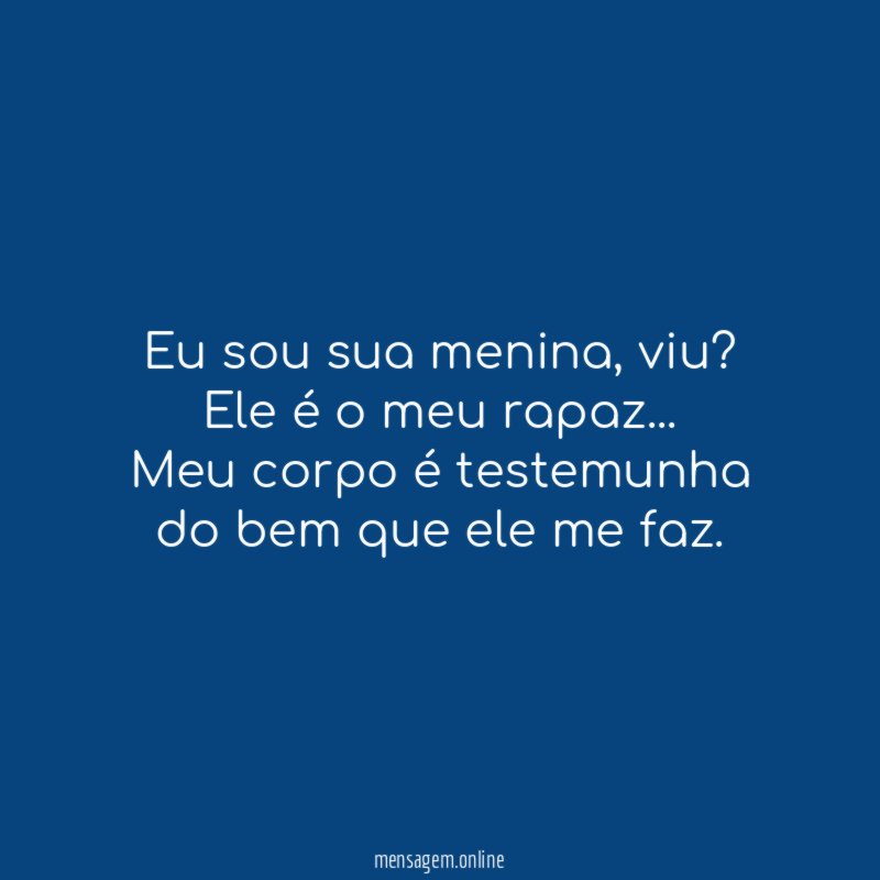Eu sou sua menina