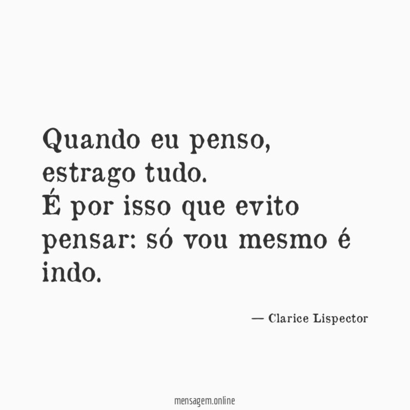 Quando eu penso