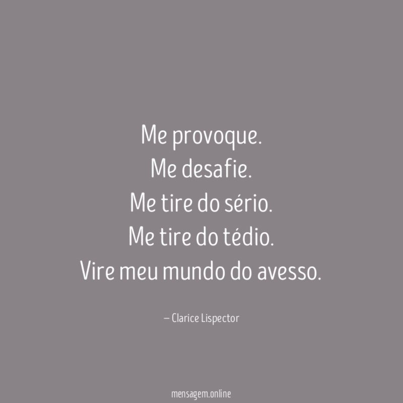 Me provoque