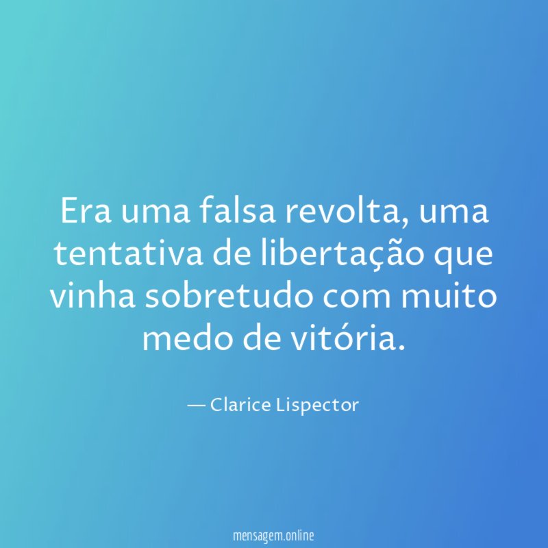 Era uma falsa revolta