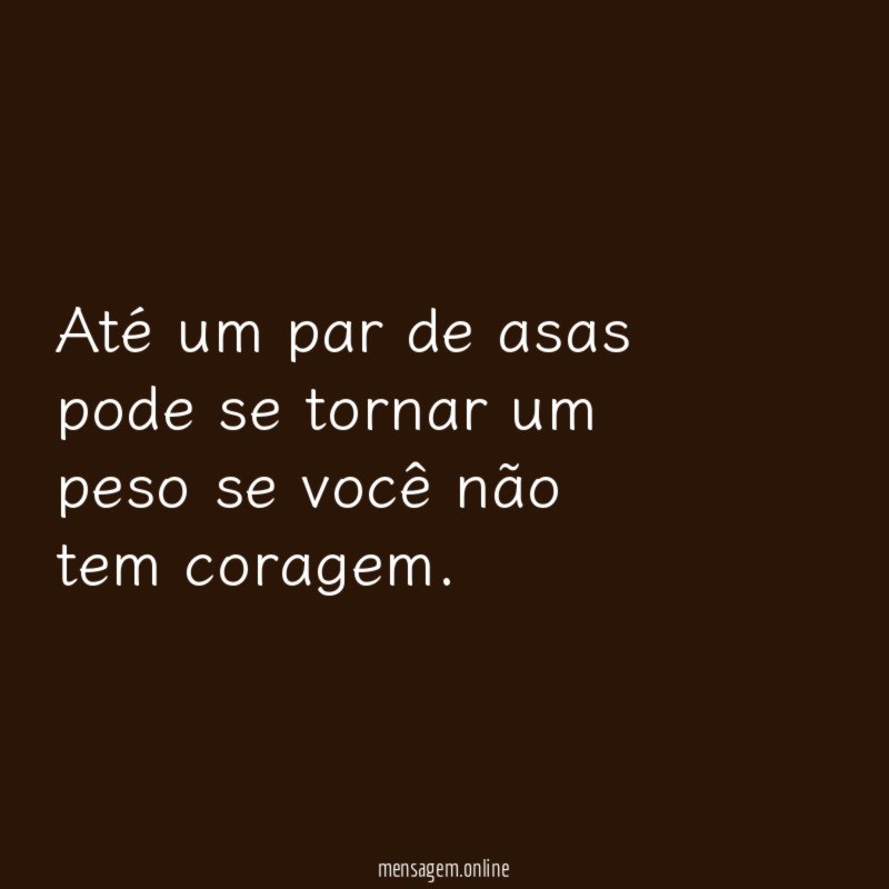 Até um par de asas pode se tornar