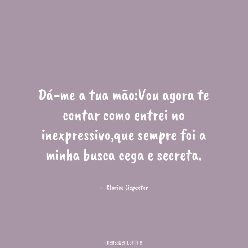 Dá-me a tua mão