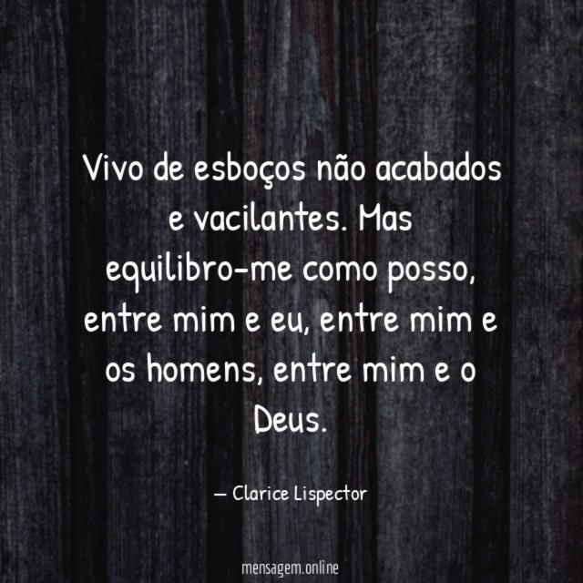 Vivo de esboços não acabados e vacilantes