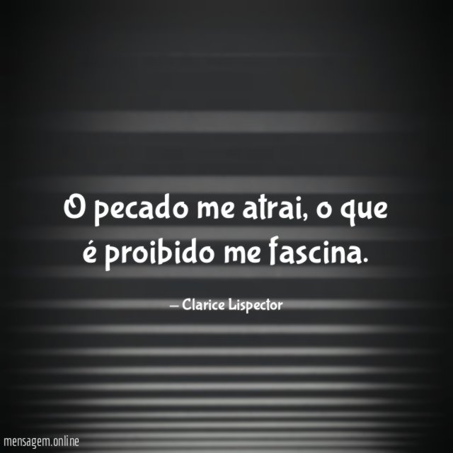 O pecado me atrai
