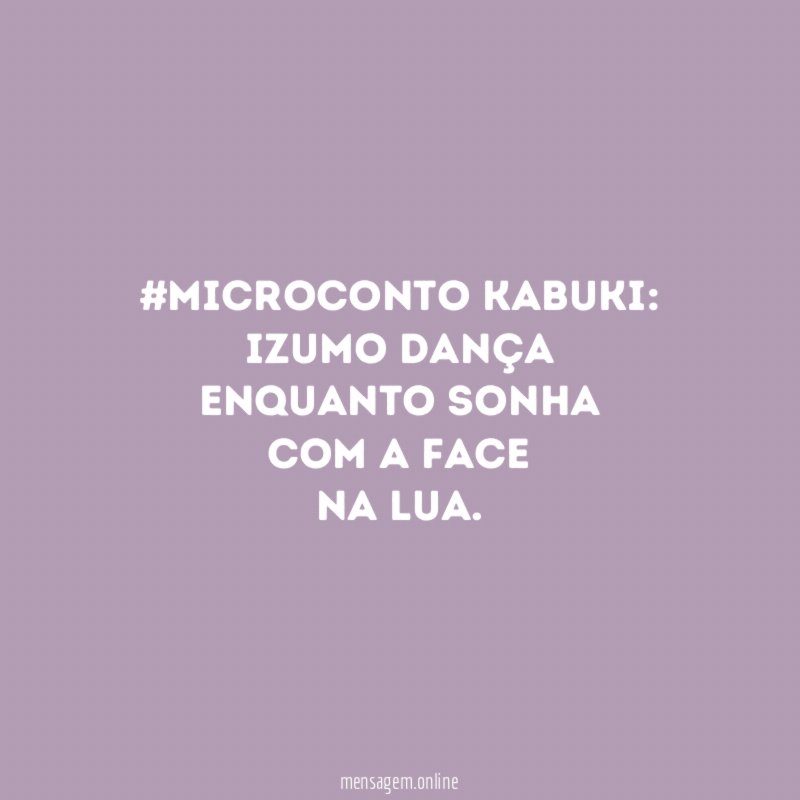 #microconto Kabuki: