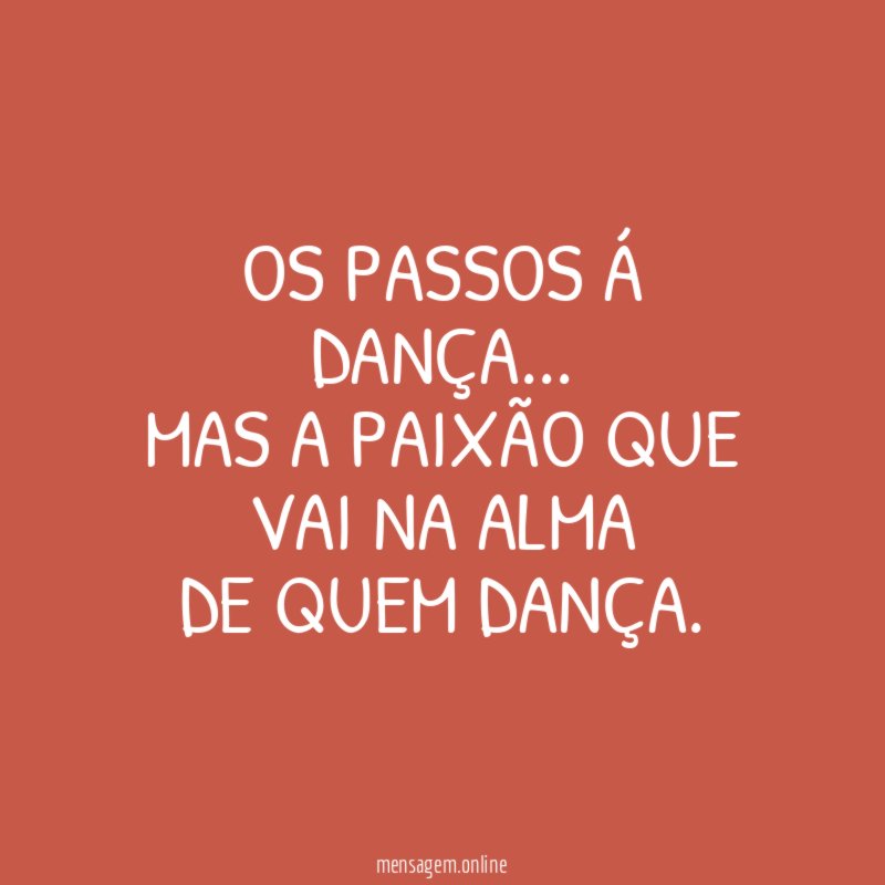 OS PASSOS Á DANÇA