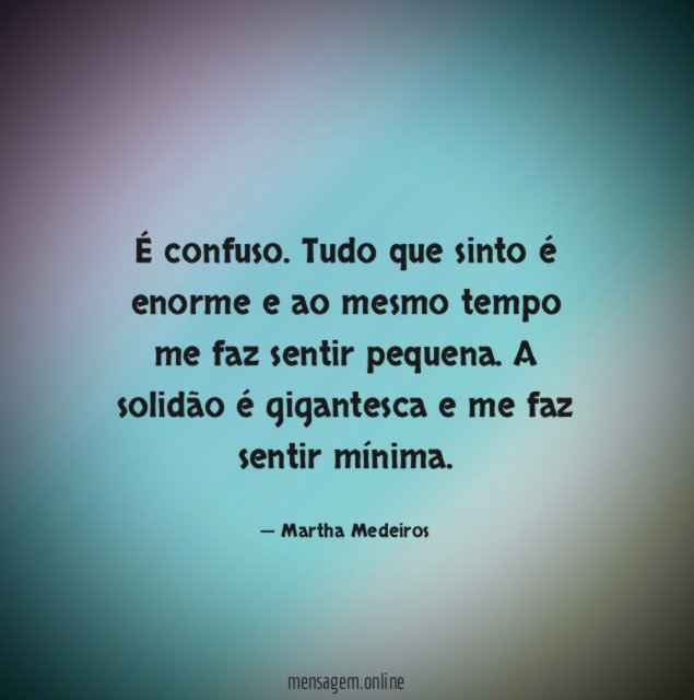 É confuso