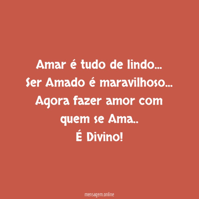 Amar é tudo de lindo