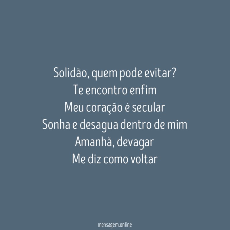 Solidão