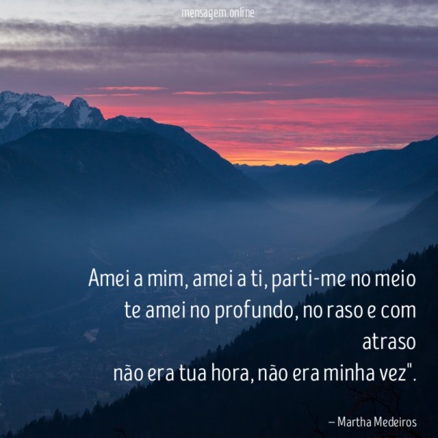 Amei a mim