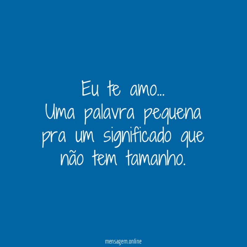 Eu te amo