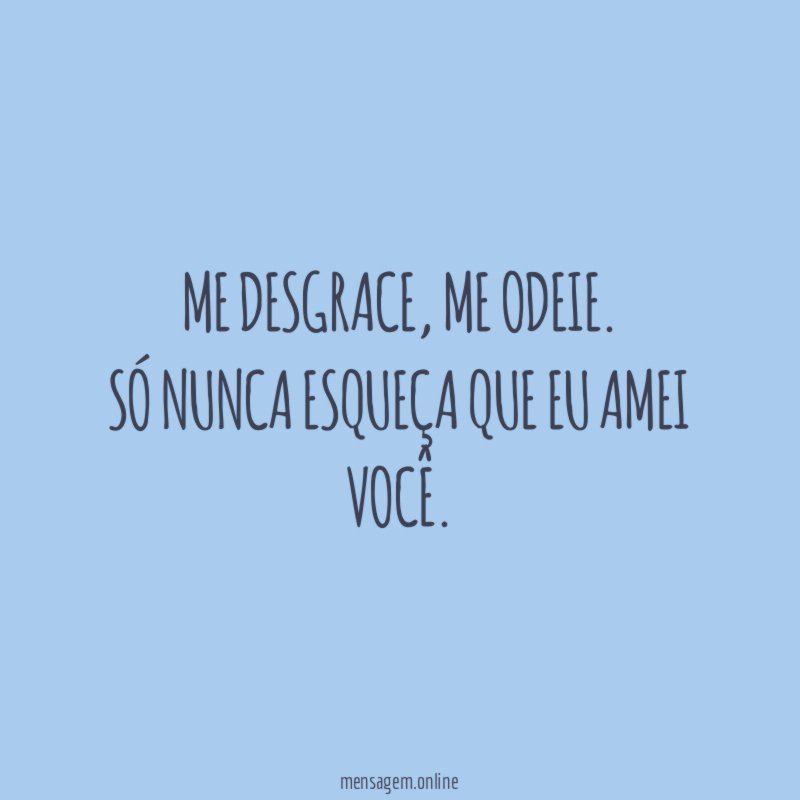 Me desgrace