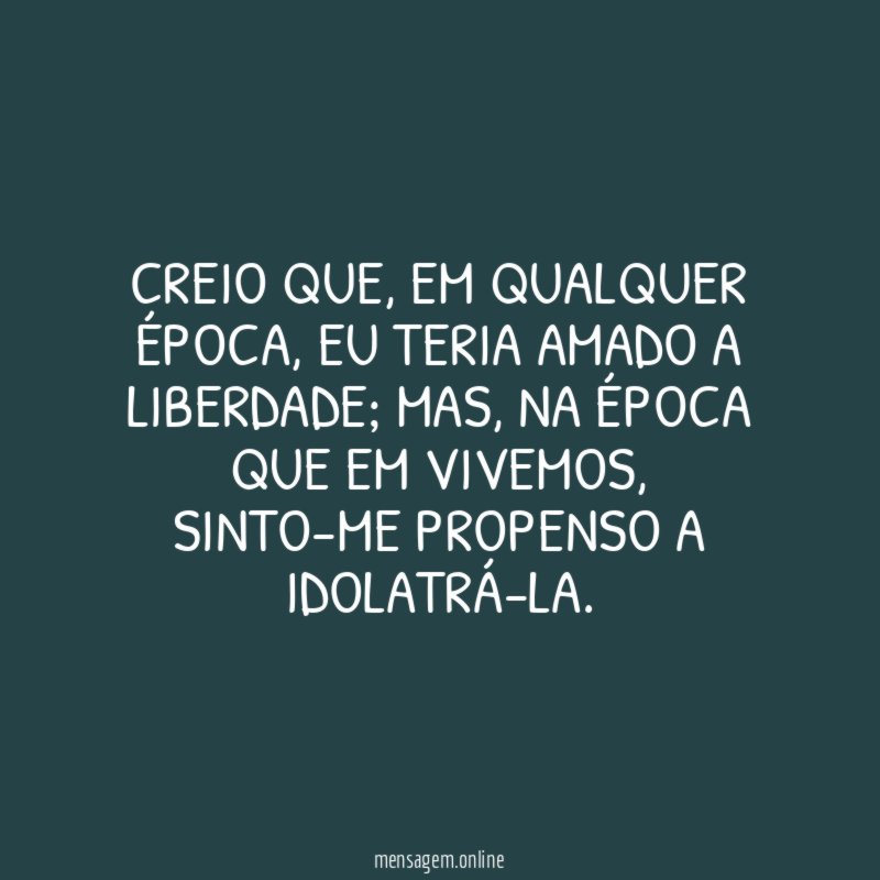 Creio que