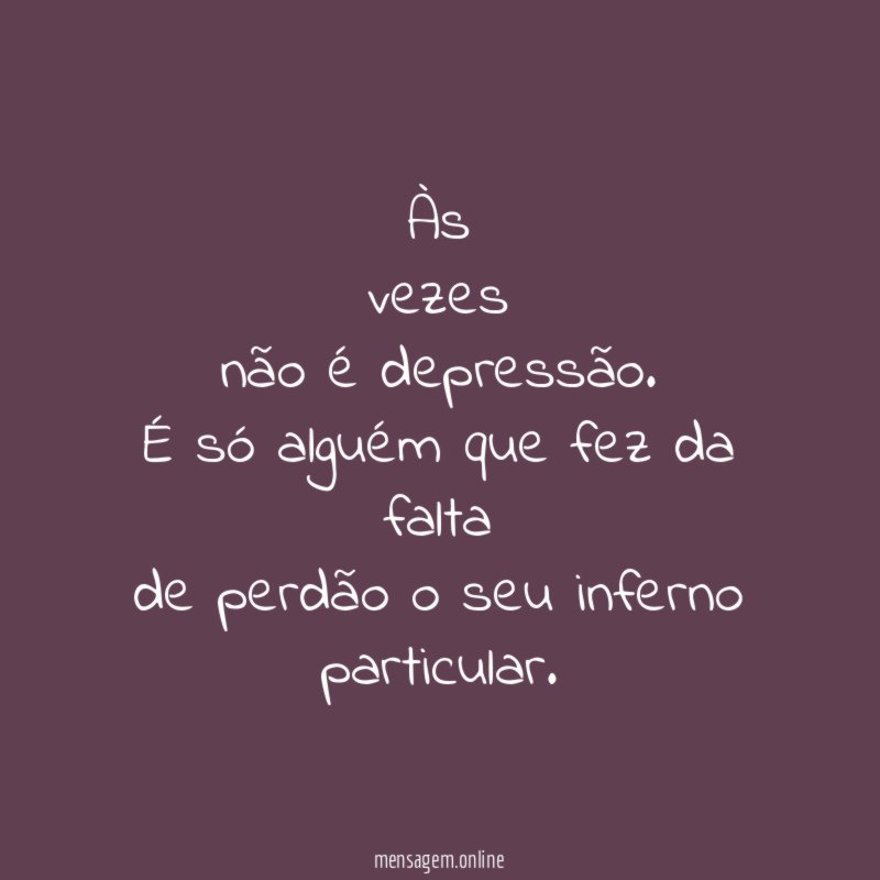 Às vezes não é depressão