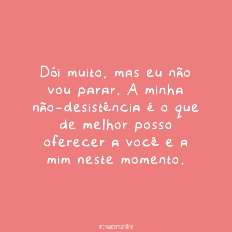 Dói muito