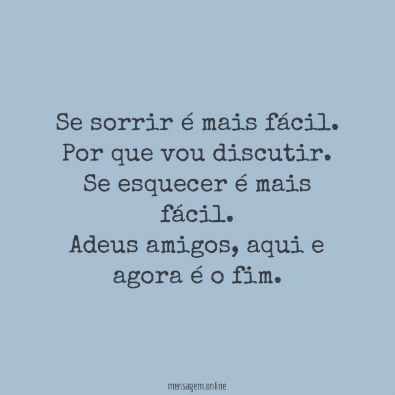 Se sorrir é mais fácil