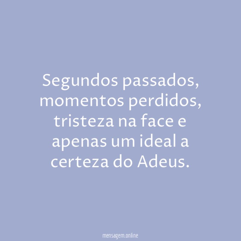 Segundos passados