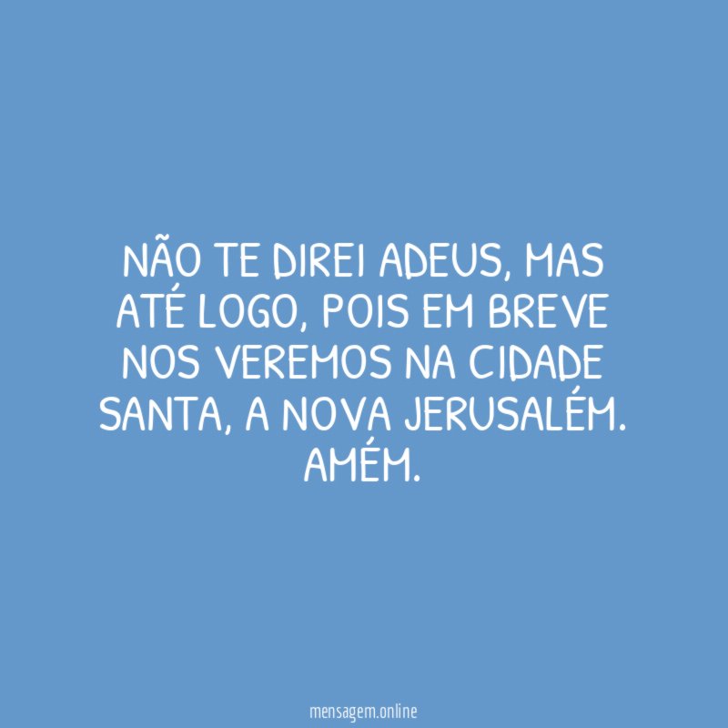 Não te direi adeus
