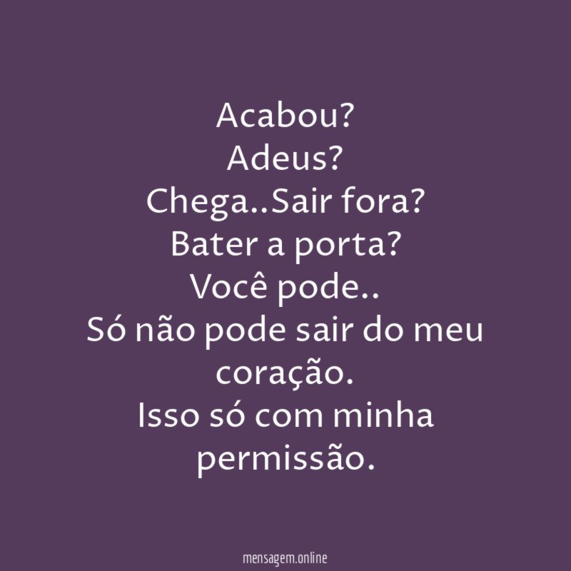 Acabou