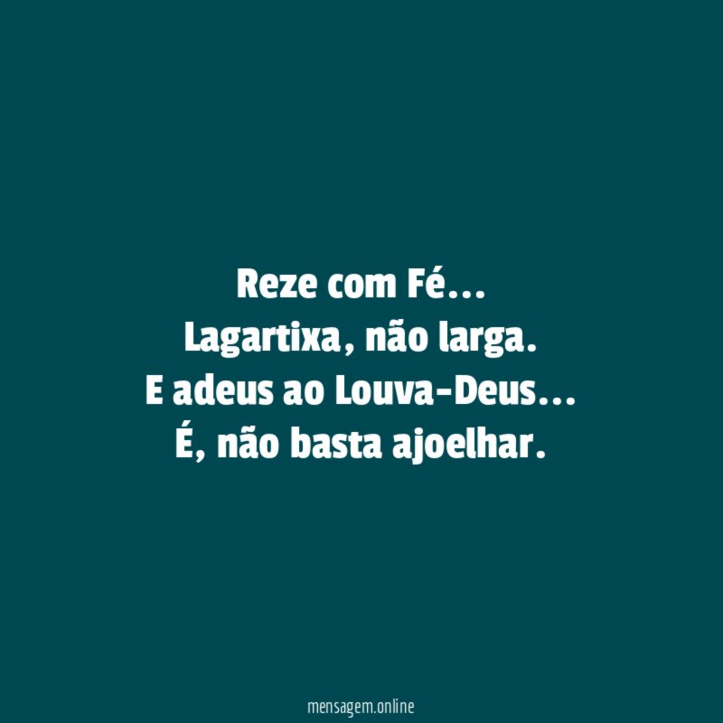 Reze com Fé…