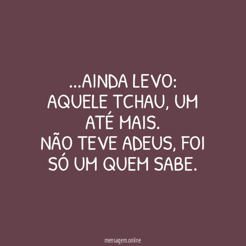 Ainda levo